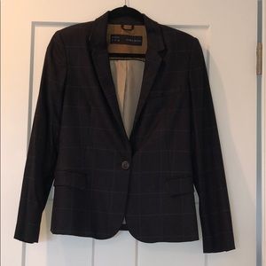 Zara plaid blazer